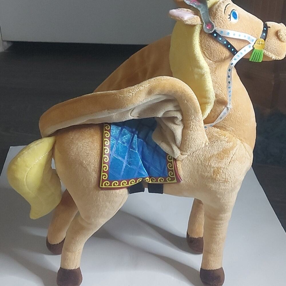 Disney Store 16" Saffron Pegasus Horse Sofia the First Stuffed Plush Toys Xmas